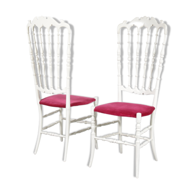 Paire de chaises Chiavari, fabriquéeenne en Italie 1960
