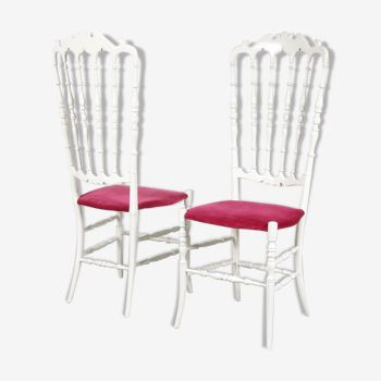 Pair of Chiavari chairs, manufactured in Italy 1960