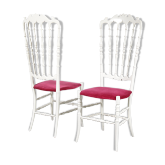 Paire de chaises Chiavari, fabriquéeenne en Italie 1960
