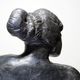 20th-century ceramic bust of a woman, an unidentified piece of art.
