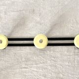Vintage wall coat rack with 5 hooks