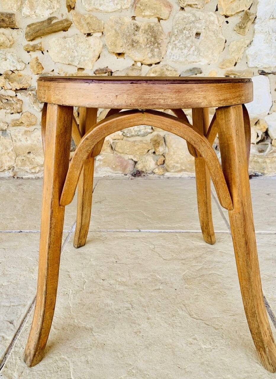 Pair of Vintage Baumann Stools, Model 92, Circa 50s/60s