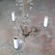Glass tassel chandelier, 3 burners, 50