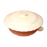 Soupière, légumier, faïence Salins France, années 1950