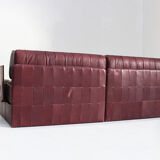 De Sede DS 88 modular sofa leather patchwork Switzerland 1970s
