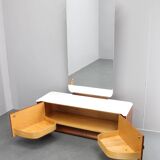 1940s Jindrich Halabala Mirror Cabinet ,Czechoslovakia