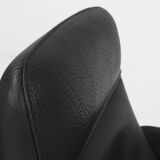 Exceptional De Sede DS50 lounge chair in black leather, Switzerland ca. 1980