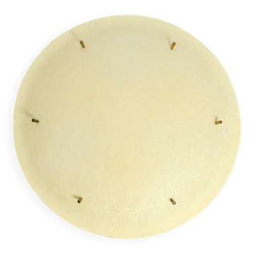 Extremely rare large round Mid Century Modern fiberglass ceiling lamp | Ø 5