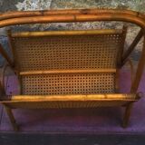 Vintage rattan magazine holders