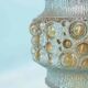 Vintage Scandinavian glass pendant, bubble glass pendant.