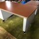 Bureau metallique vintage atal avec retour