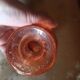 Mouth-blown glass soliflore vase