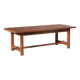 Farmhouse table with extensions and its 2 benches, living room table, solid wood table, kitchen, chalet, ca