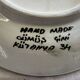 Kuthaya Decorative Plate Turkish Ceramic Handmade Diameter 23 cm