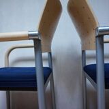 Dining conference chairs by Wiesner Hager and designed by Arge2, 1980s