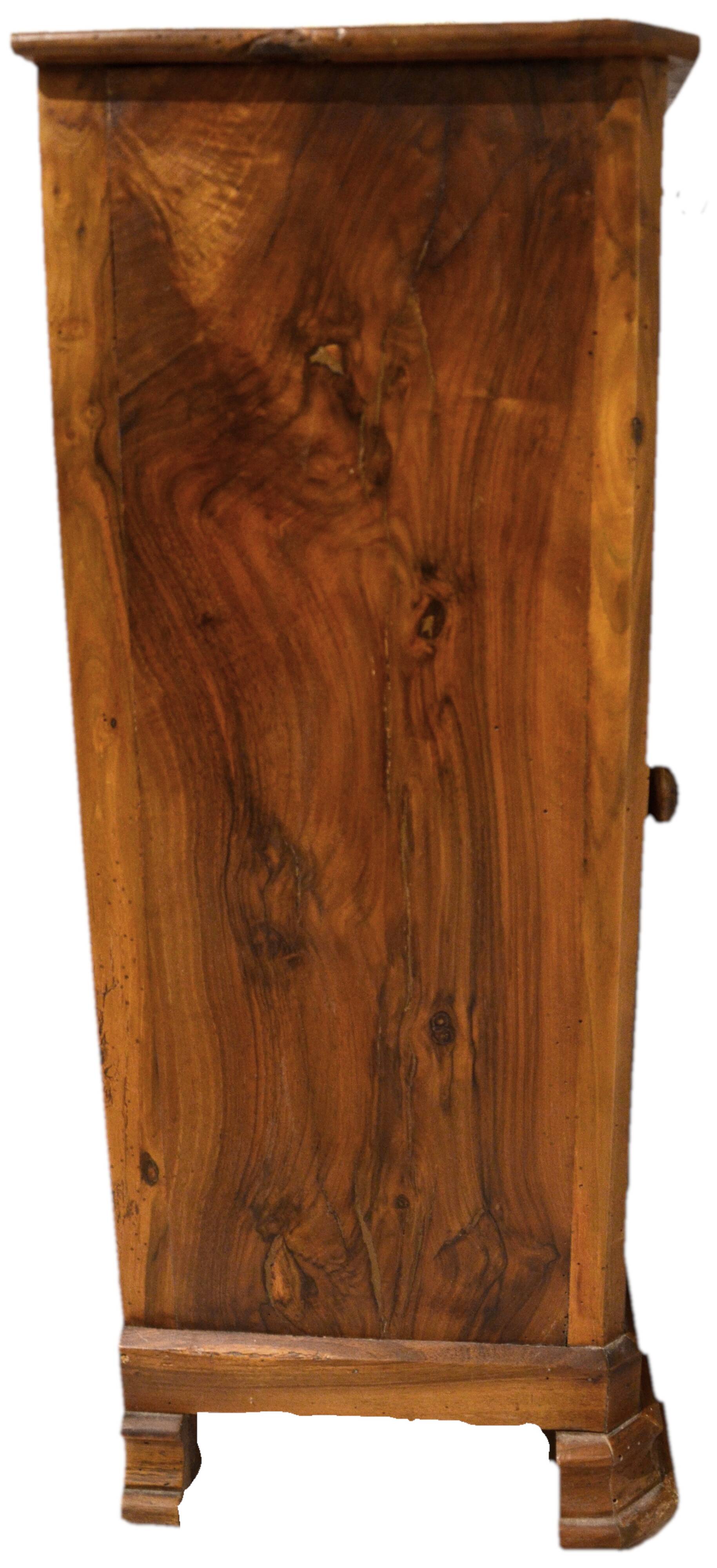 Walnut bedside table