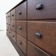 Oak drawer unit — early 20th century