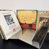 Support de disque vinyle en acier inoxydable brossé Veliento "Arc Wave"