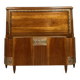 Lit corbeille époque Art Déco en noyer et bronze ciselé, vers 1920