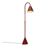 Mid-century leather floor lamp by Jacques Adnet for Valenti, Spain, 1960s.