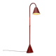 Mid-century leather floor lamp by Jacques Adnet for Valenti, Spain, 1960s.