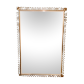 Vintage brass mirror 60s 70s
