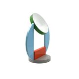 Michele De Lucchi, postmodern table mirror / dressing table, Memphis, Italy, 1980s
