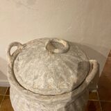 Modeled rattan jar