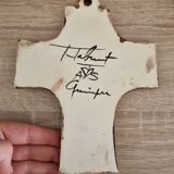 Ceramic Cross J Stool