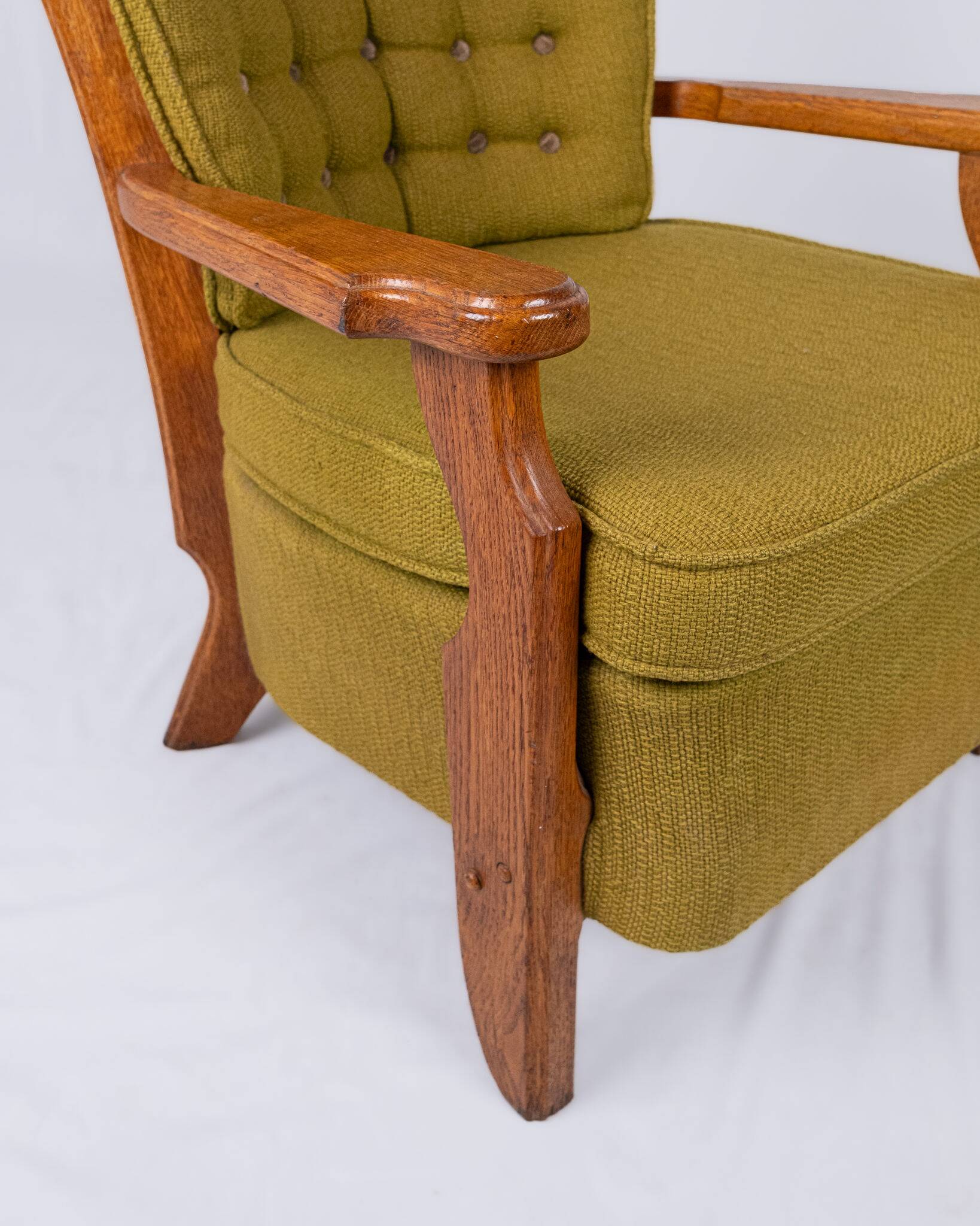 Reclining Armchair, by Guillerme and Chambron, for Your Home, 1950s