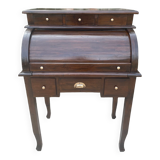 Solid wood cylinder desk
