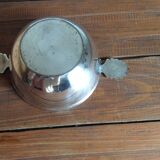 Silver metal bowl