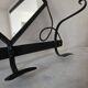 Wrought iron coat rack
