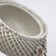 Ancient woven porcelain box, signed C.V.A - early 20th century