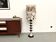 Modernist aluminum floor lamp
