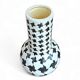 2 x ceramic / Pied de Poule vases / 1980s