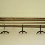 Old metal locomotive/train wall coat rack
