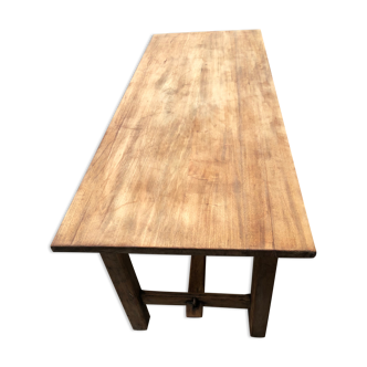 Old solid oak farmhouse table