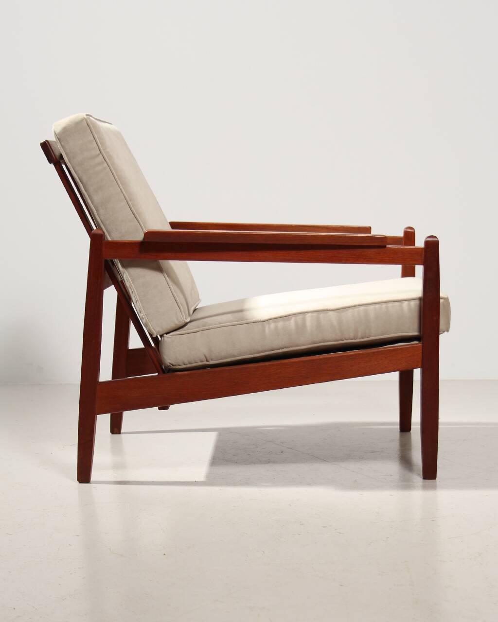 Vintage Scandinavian teak armchair