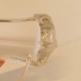Lamp base with multiple layers of glass