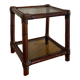 Vintage rattan side table