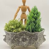 Antique cast iron planter / Medici style / garden / bourgeois house