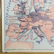 School Affoche geographical Europe Africa double sided