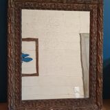 Mirror Frame wood plaster carved stucco