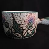 Vallauris frying pan with "Aux Chardons" motif, by Etienne Daniel