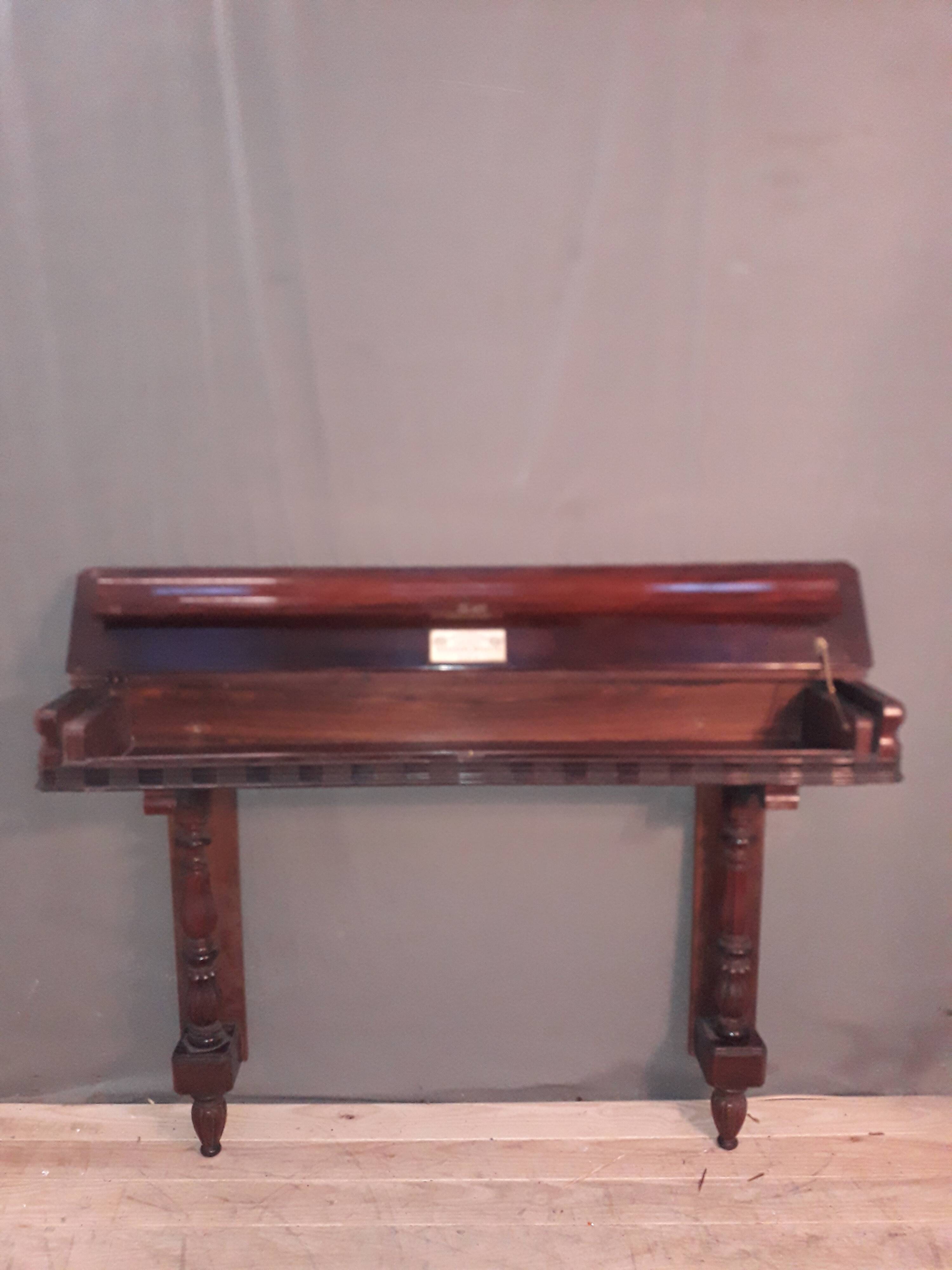 Original mahogany console