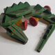 Old toy to shoot, dragon articulated 60 cm, 1900-1930s