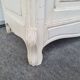 Patinated bathroom cabinet with marble 1940s
