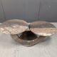 Vintage two tier marble coffee table, 1970s