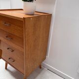 Vintage chiffonier with compass feet